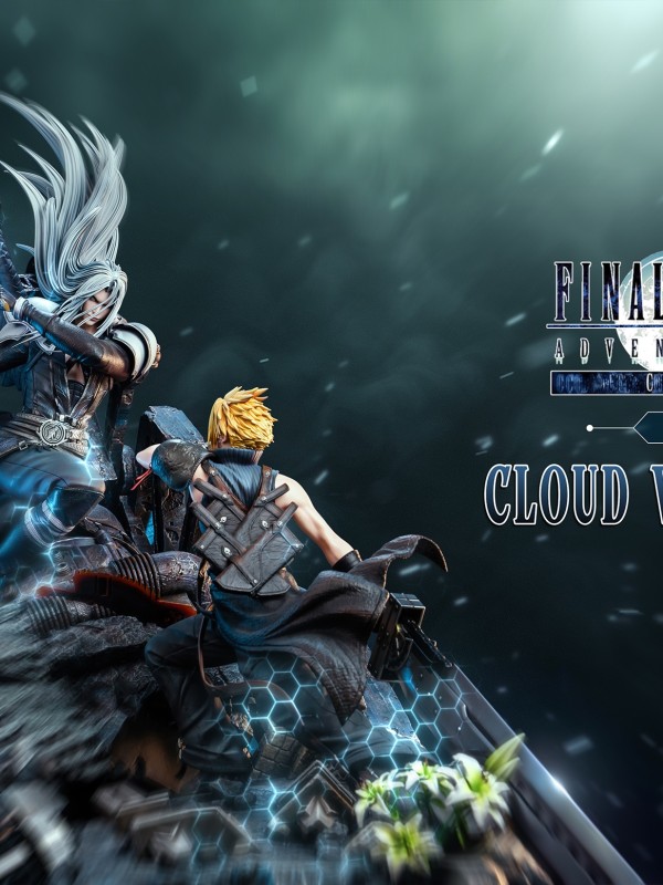 Fantasy Studio Final Fantasy Sephiroth vs Cloud Strife 1/4 Statue